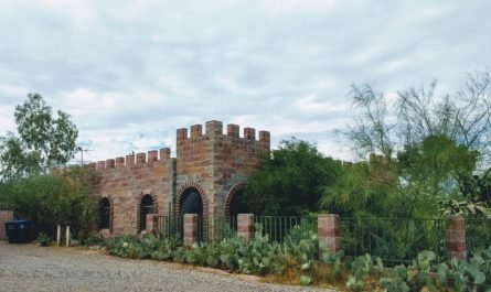 castle-style house Tucson