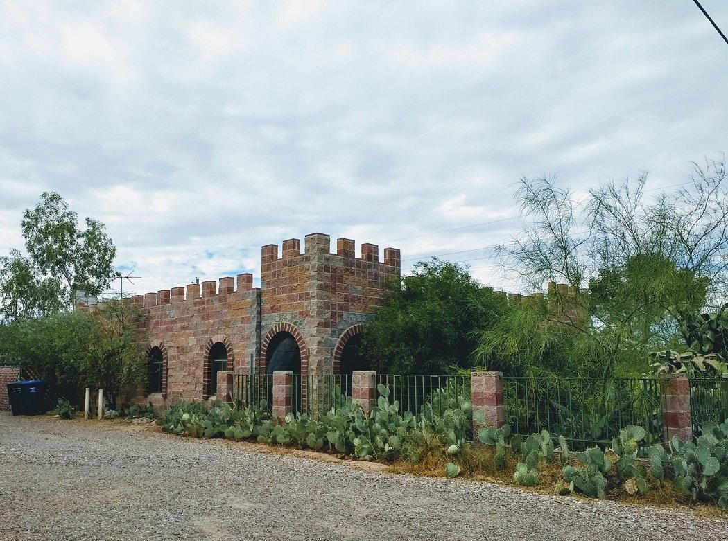 castle-style house Tucson
