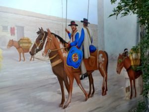 mural at Tucson Presidio