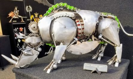 rhino sculpture