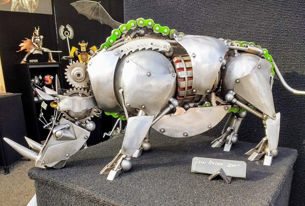 rhino sculpture