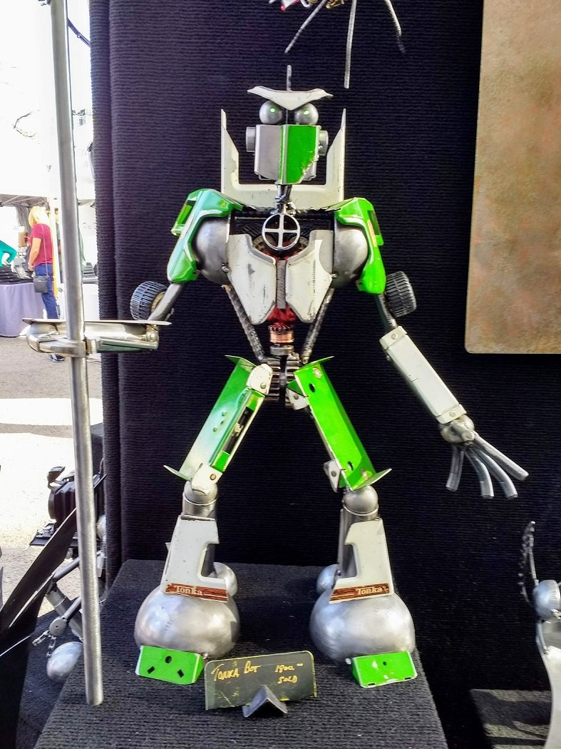 robot sculpture Tucson art fair