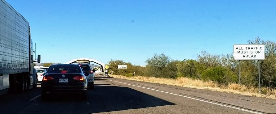Best French fries, a pretty good milkshake followed by a search by the Border Patrol