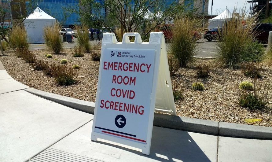 Drive- through testing for COVID-19 in Tucson