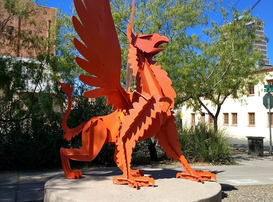 Toby the dragon sculpture Tucson