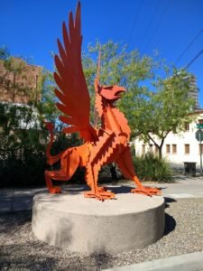 Toby the dragon sculpture Tucson