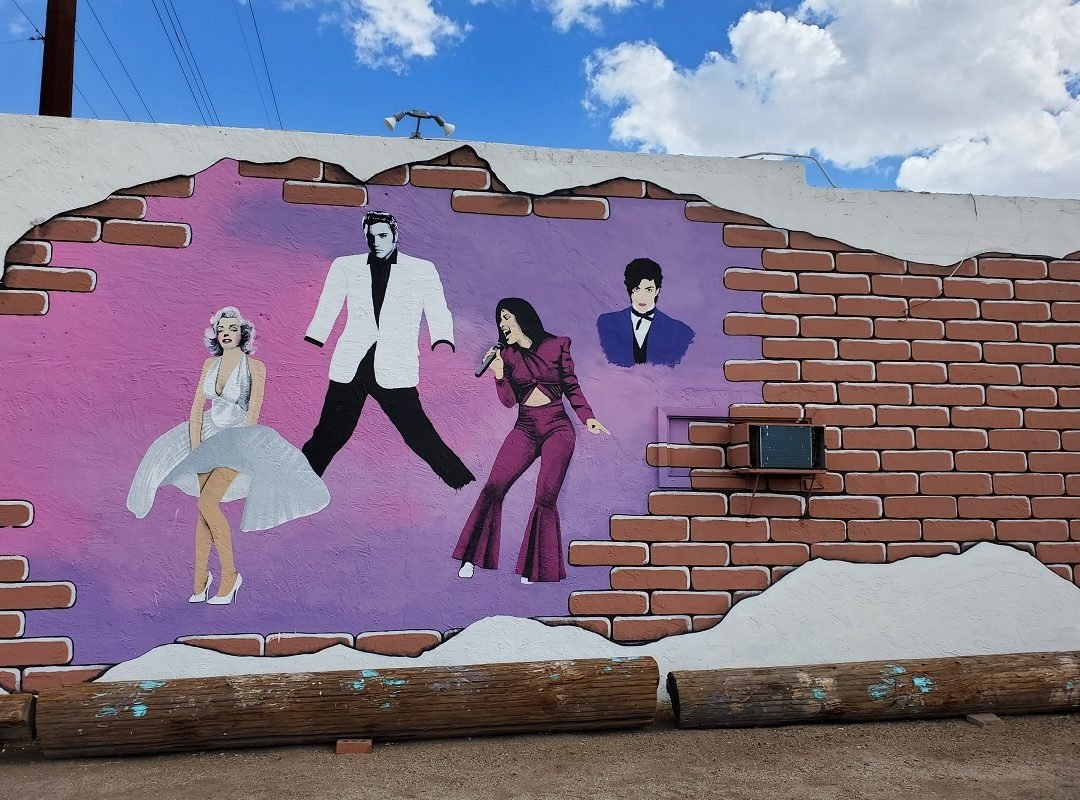 Elvis and Marilyn mural Tucson AZ