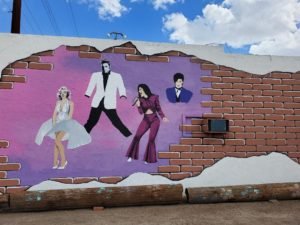 Elvis and Marilyn mural Tucson AZ