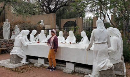 Last Supper sculpture by Felix Lucero Tucson
