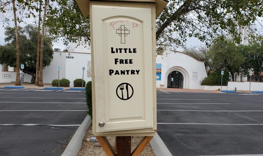 Feeding one person at a Little Free Pantry