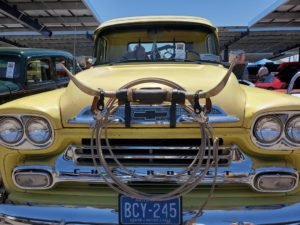 Chevrolet Apache Truck with cow horns