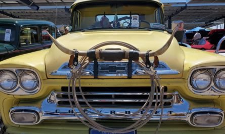 Chevrolet Apache Truck with cow horns