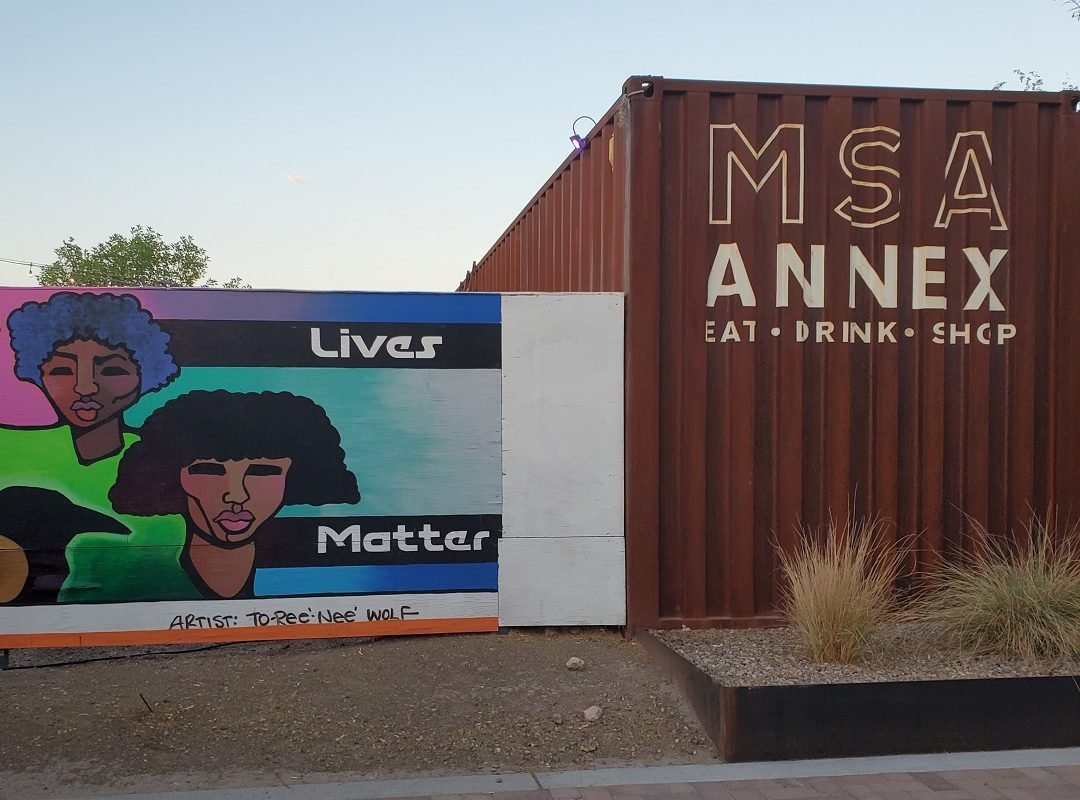 MSA Annex with BLM mural
