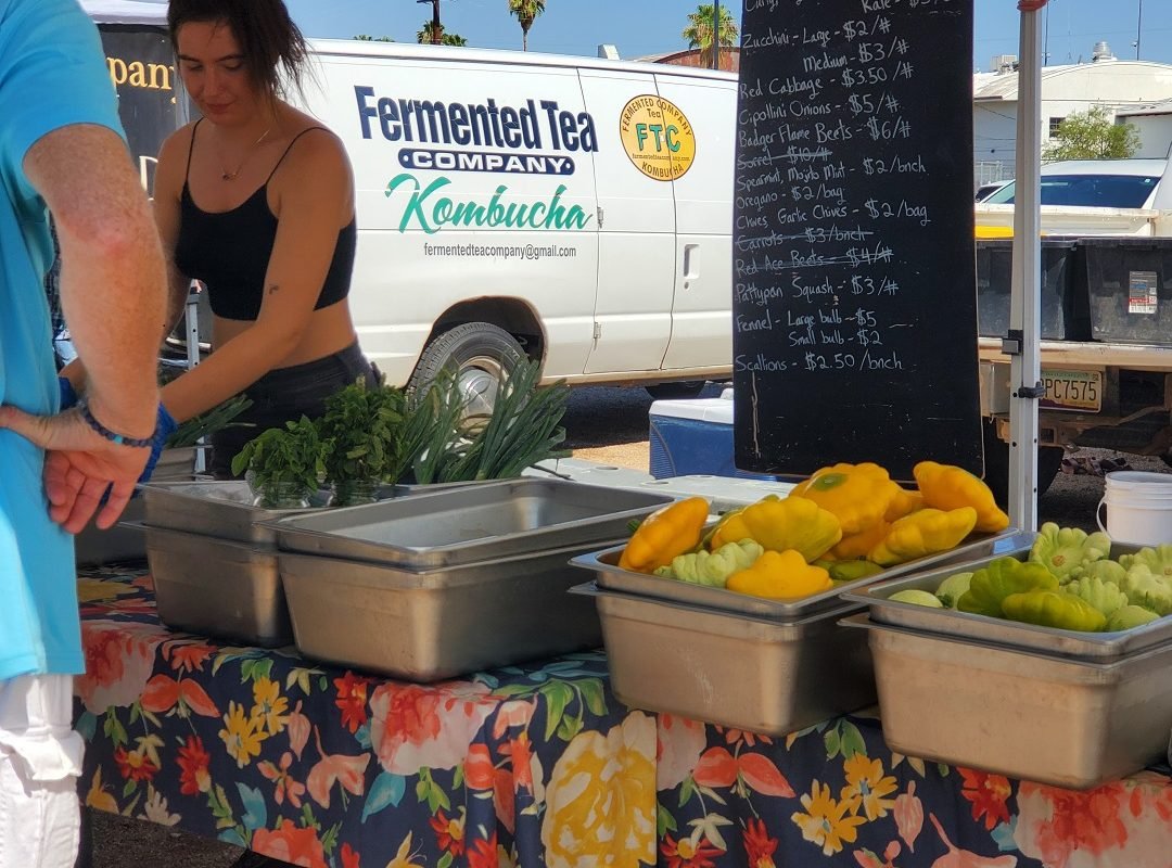 woman selling vegetables Tucson