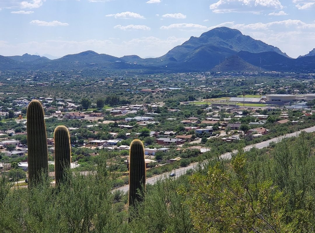 looking west from Sentinel Peak Park Tucson 2021