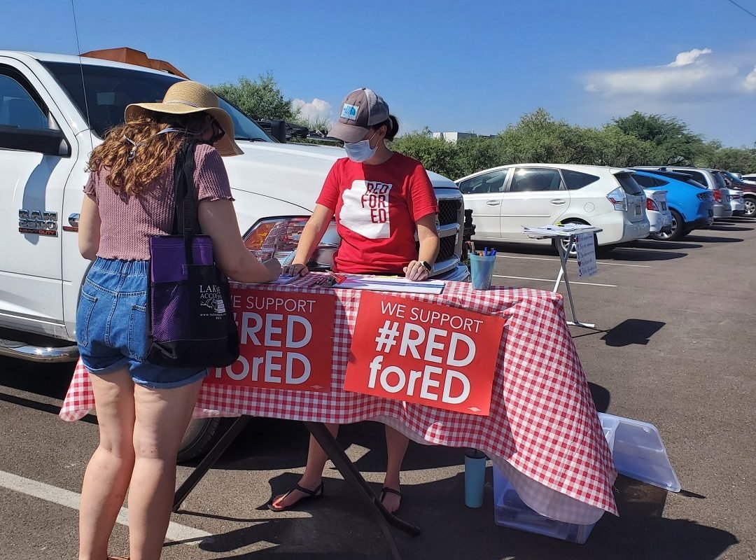 Red for Ed peitioner Tucson 2021