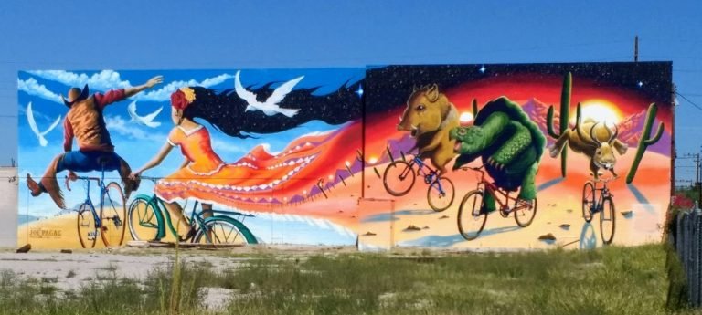 The Tour de Murals Art Ride in Tour de Tucson