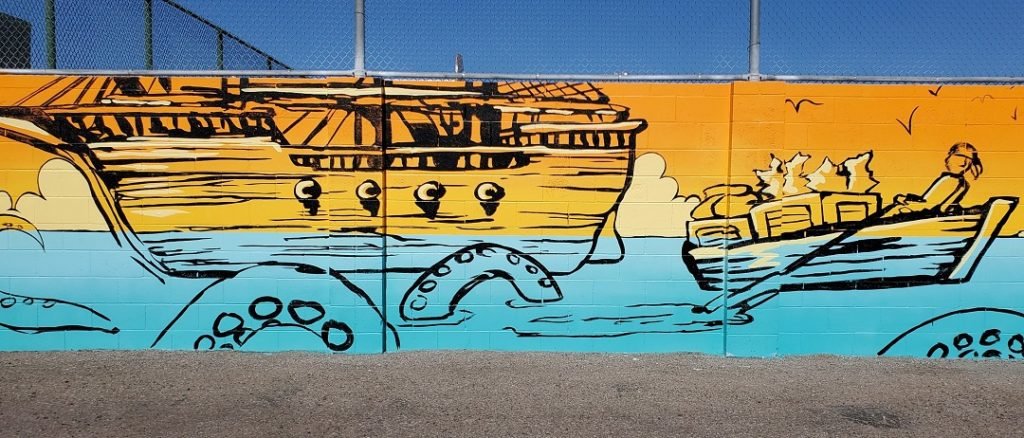 Pagac mural at Amphi Middle School Tucson