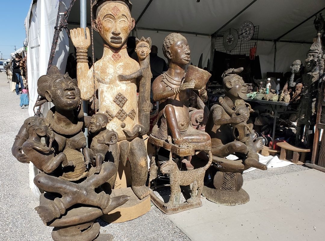 African sculptured figures