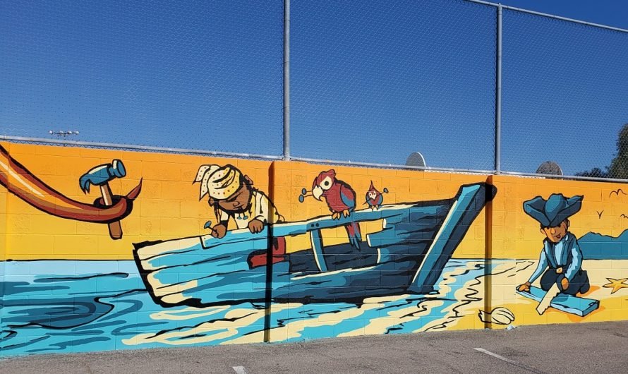 Pirates and wild parrots on Tucson’s newest mural