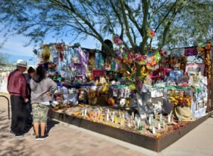 Dia de los Muertos community altar in Tucson 2022