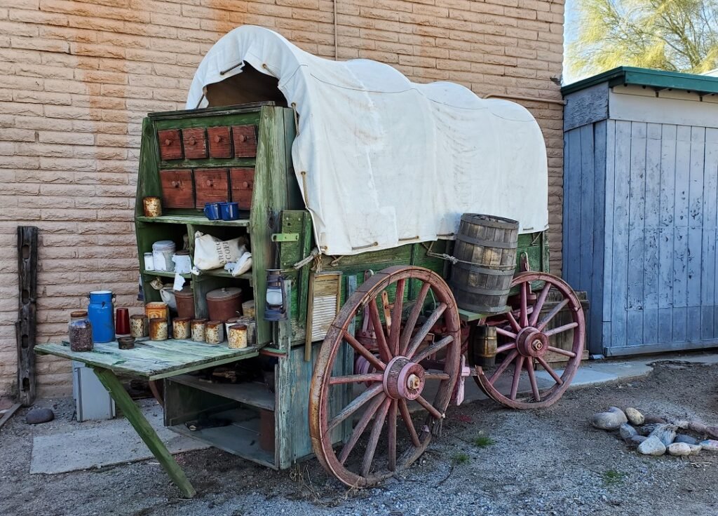 Old West ccowboy chuck wagon