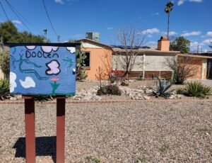 Doolen Middle School created Little Free Library in MidTown Tucson