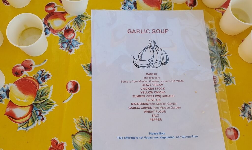 Garlic Festival Tucson soup recipe