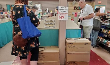 boxes of books #15 Friends of Pima Library Tucson