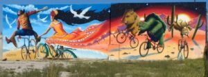 cowboy and latina and javelina bicycling in Tucson