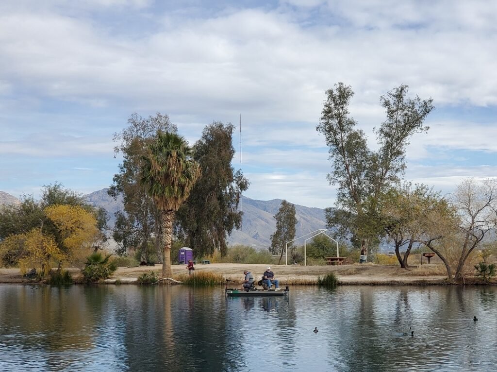 fishermen on Silverbell Lake Tucson