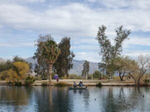 fishermen on Silverbell Lake Tucson