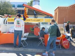 Comic bookmobile at Tucson Festival of Books