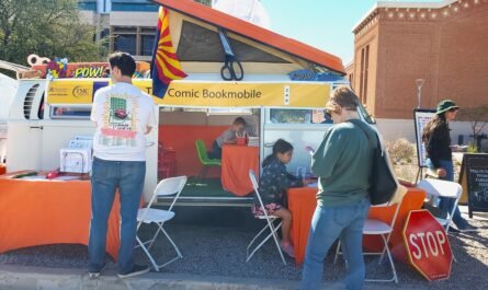 Comic bookmobile at Tucson Festival of Books