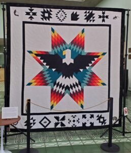 Eagle quilt honoring Lori Piestewa Medal of Honor winner
