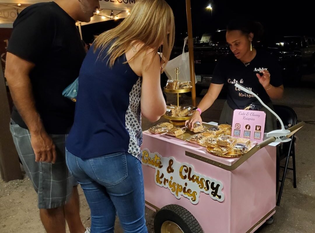 Cute and Classy crisps Tucson Vegan Night Market Sept 2024