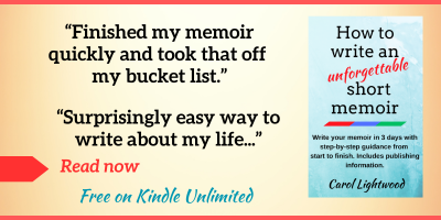 write short memoir ebook