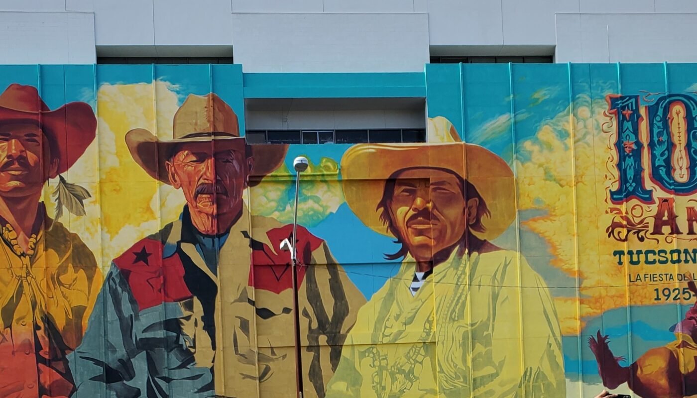 Rodeo mural in downtown Tucson