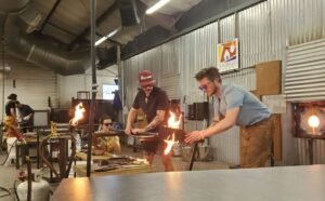 Danny White and other glass artists Tucson Apr 2025