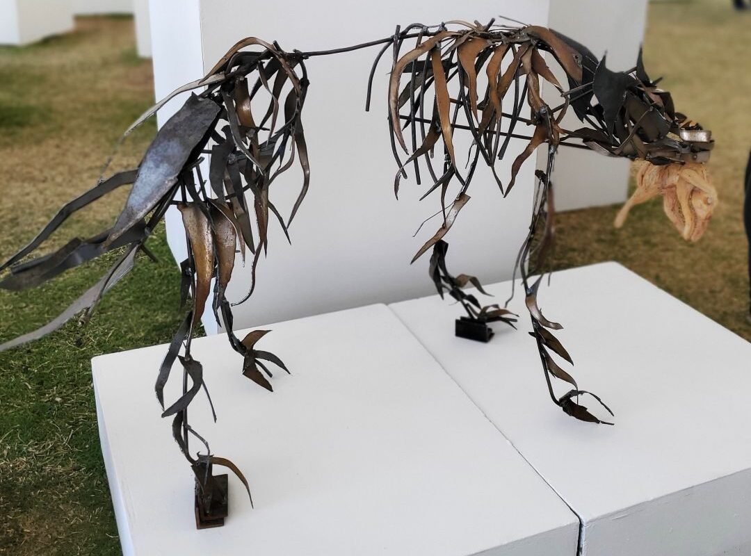 sculpture by student at Pima community college