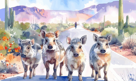 Javelina Cousins on bike trail cover image
