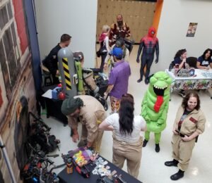 Cosplayers at Tucson Mega Mania August 2025