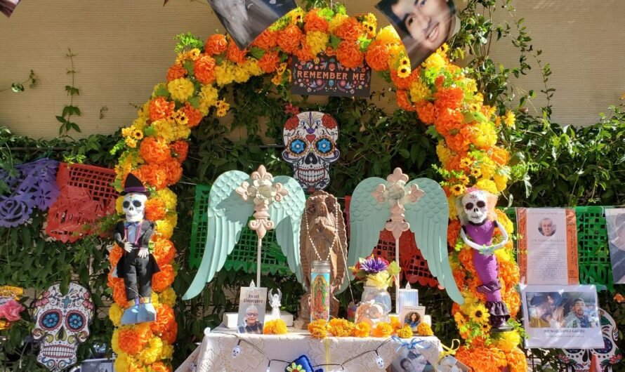 Angels and Sugar Skulls at Dia de Los Muertos at MSA annex
