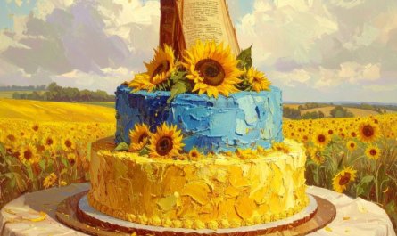 birthday cake for Joseph Conrad, born 1857 in Ukraine