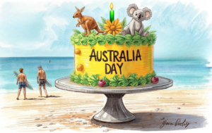 Australia Day cake version 2