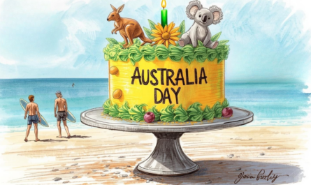 Australia Day cake version 2