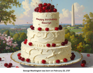 George Washington's birthday cake