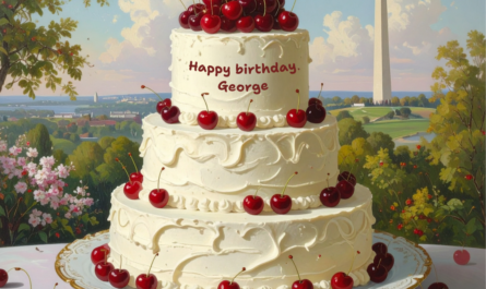 George Washington's birthday cake