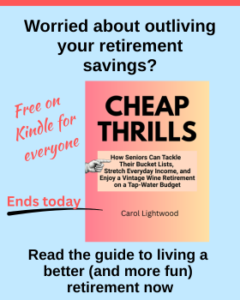 Cheap thrills for Seniors ebook free on Kindle